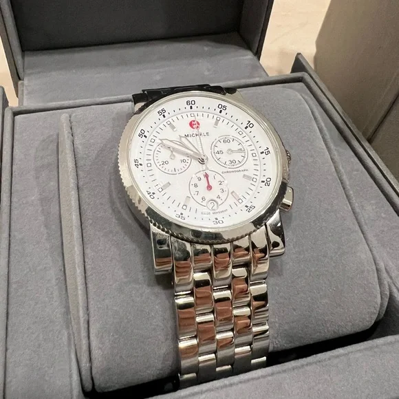 Michele | Accessories | Michele Csx36 Chronograph Dial Date  display picture 1